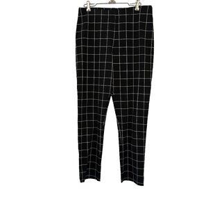 Cartise Plaid Skinny Pants w/ Tummy Tuck Mesh Size US 8‎ / UK 12
